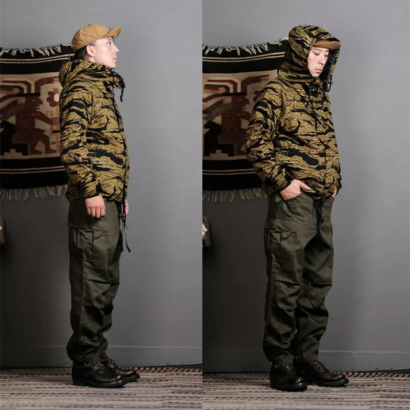 NFSTRIKE Russian EMR Military Softshell Disguise Waterproof Tactical  Assault Jacket for Men (Green Camo) - NFSTRIKE